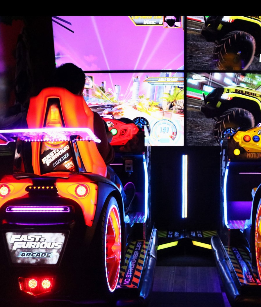 Sala de videojuegos y simuladores